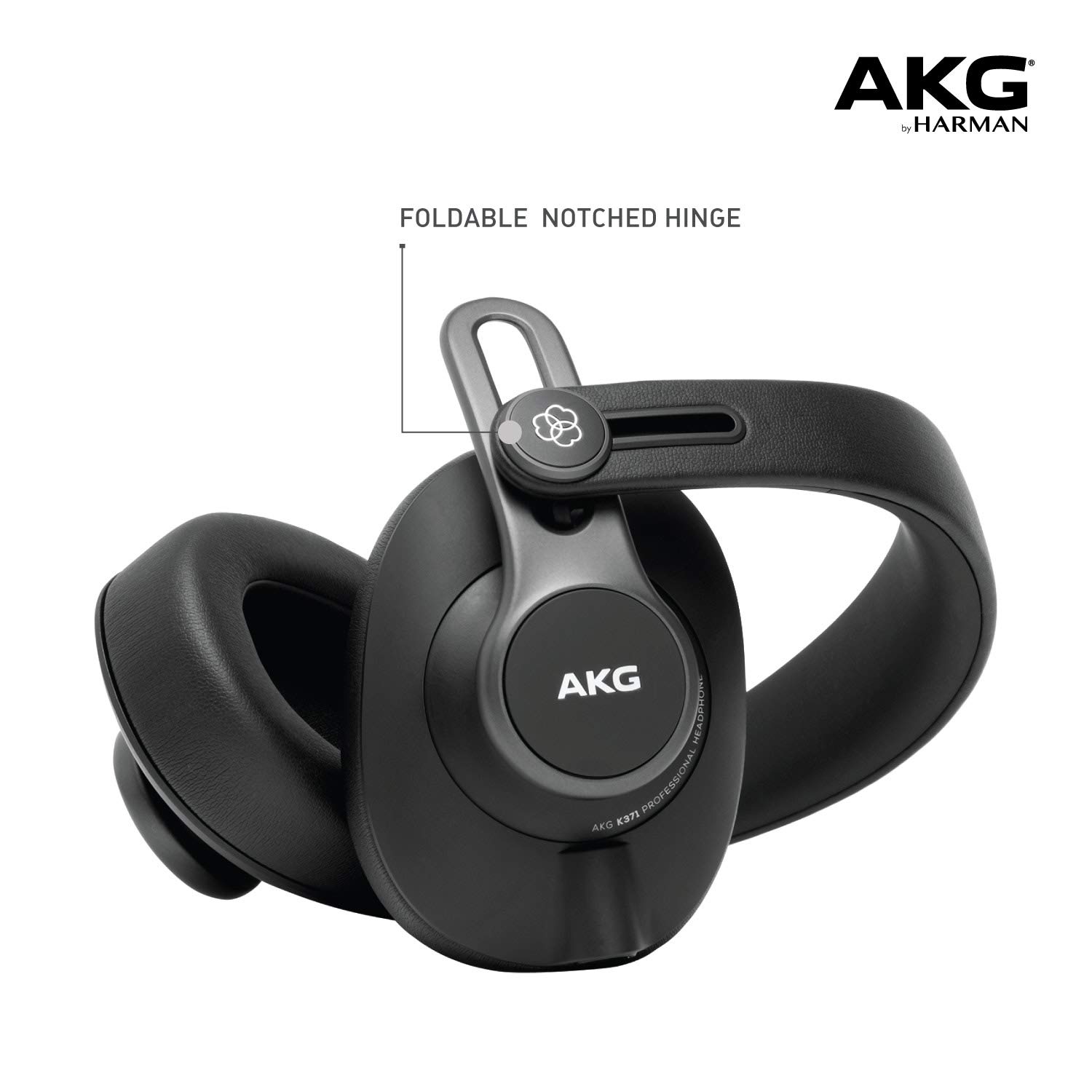 AKG K361 Over-Ear, Closed-Back, Foldable Studio Headphones - Image 3